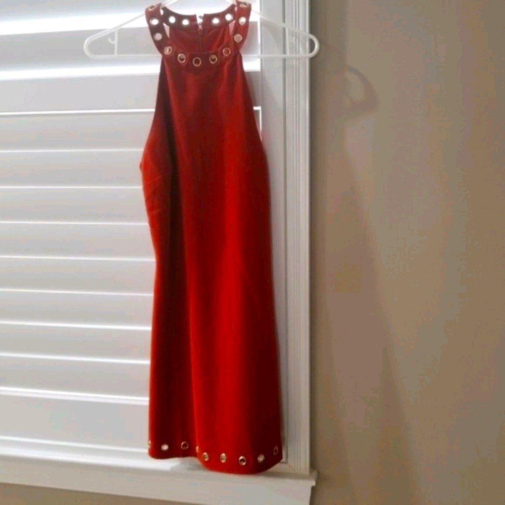 Lulu's Burnt Orange "What A Stud" Dress Small - Picture 2 of 3